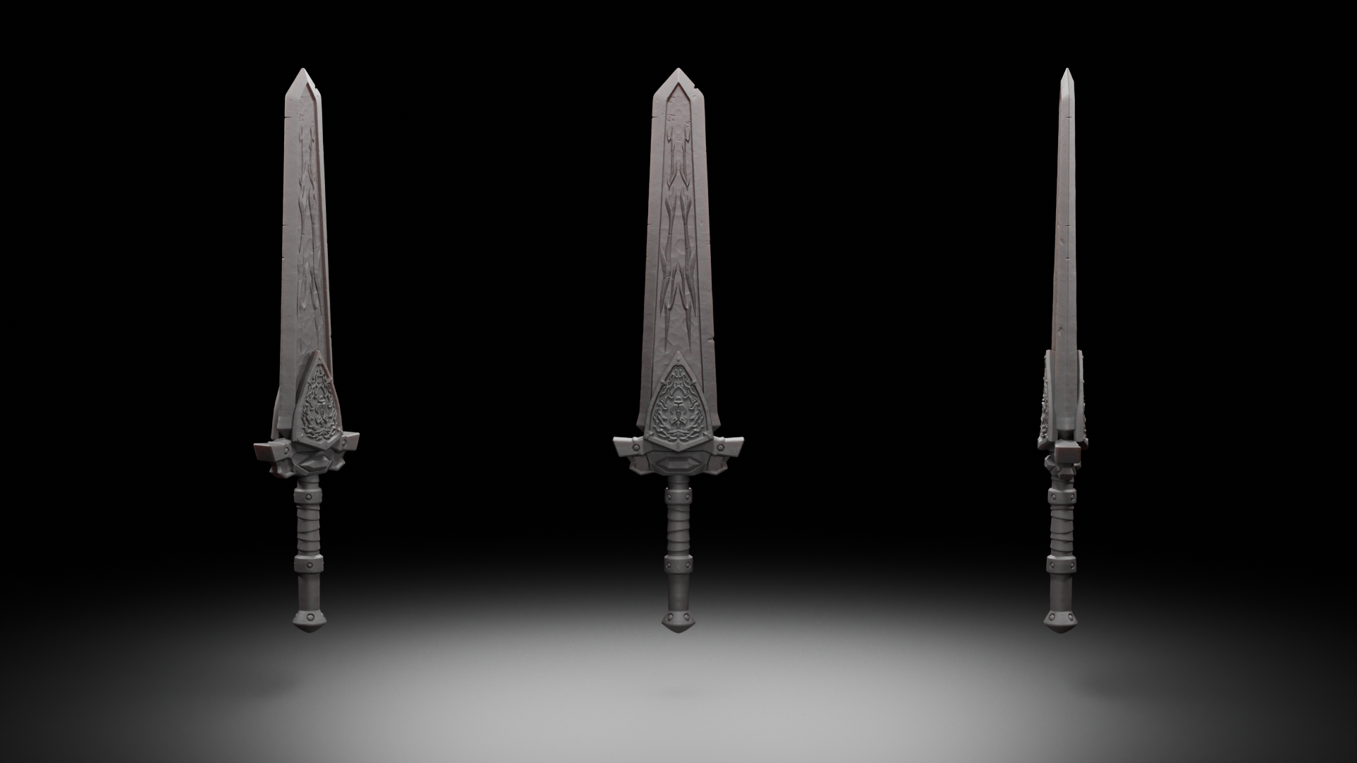 Grand Marshal's Claymore Sword - World of Warcraft